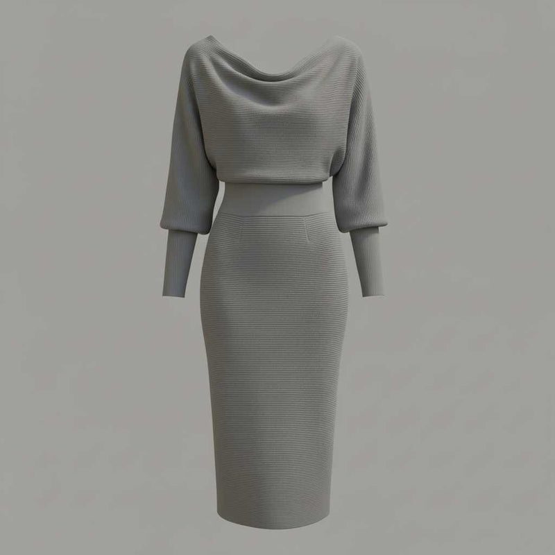 Elegant Midi Dress | Women's Casual Dress