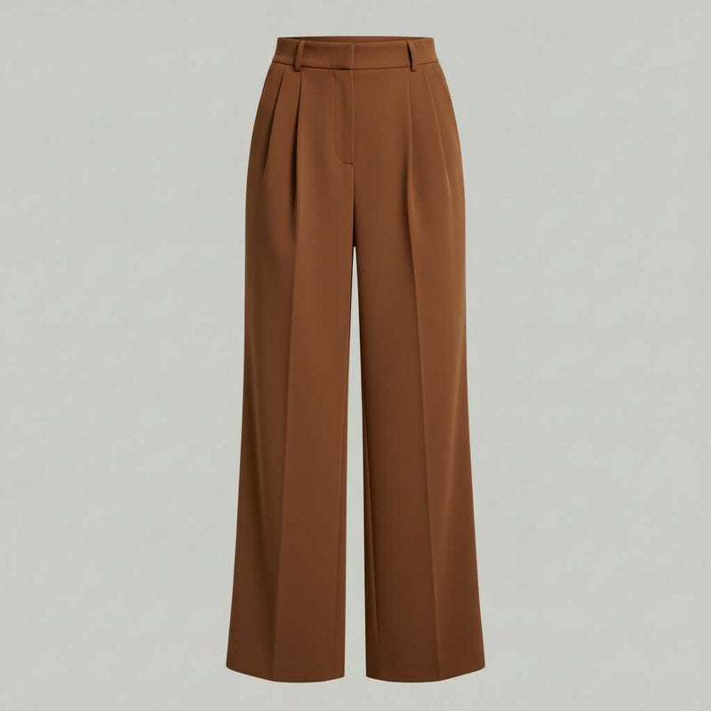 Lena Tailored Wide Leg Pants | Women's Black Trousers