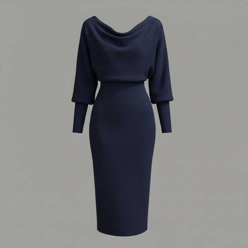Elegant Midi Dress | Women's Casual Dress