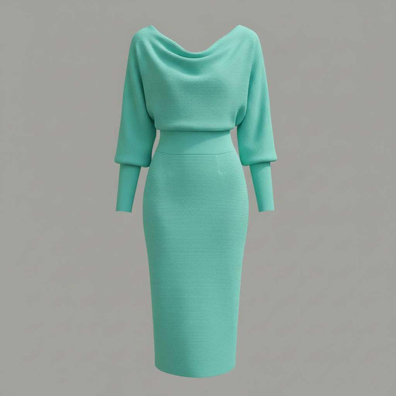 Elegant Midi Dress | Women's Casual Dress