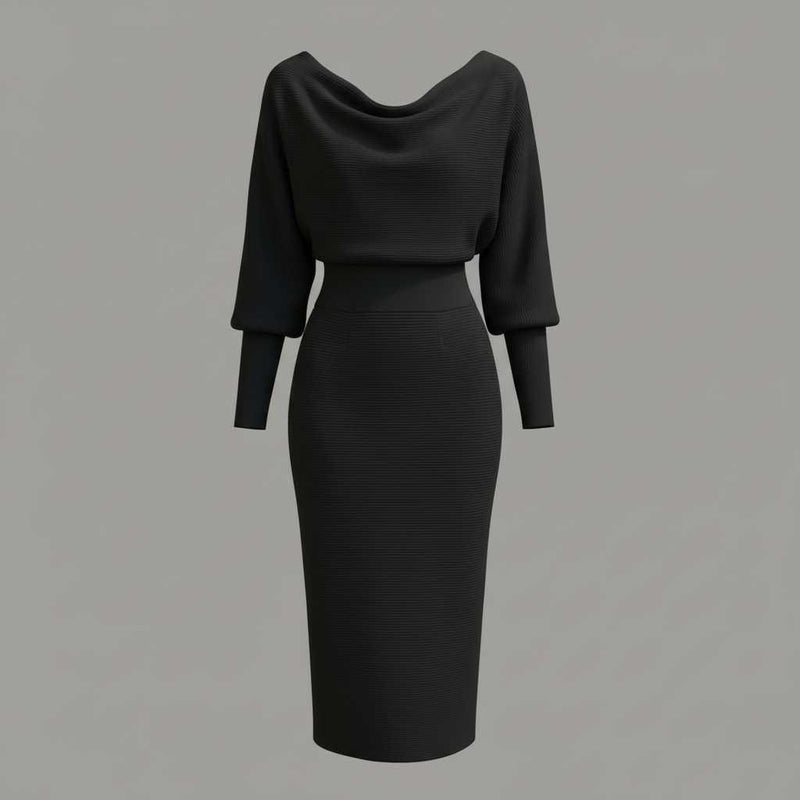 Elegant Midi Dress | Women's Casual Dress