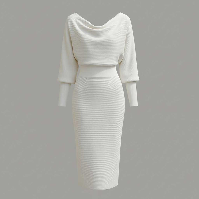 Elegant Midi Dress | Women's Casual Dress