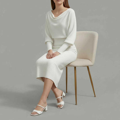 Elegant Midi Dress | Women's Casual Dress