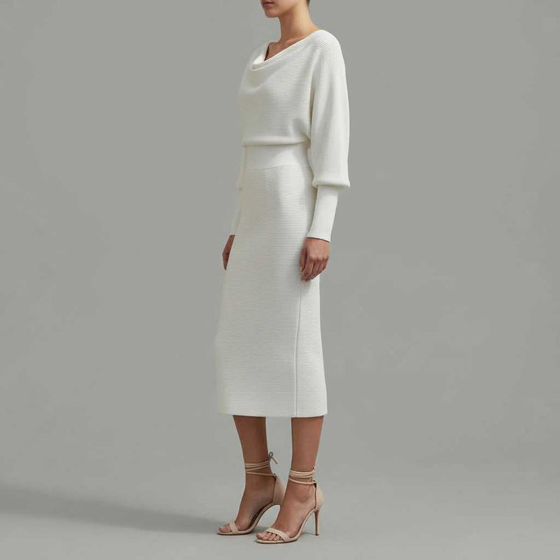 Elegant Midi Dress | Women's Casual Dress