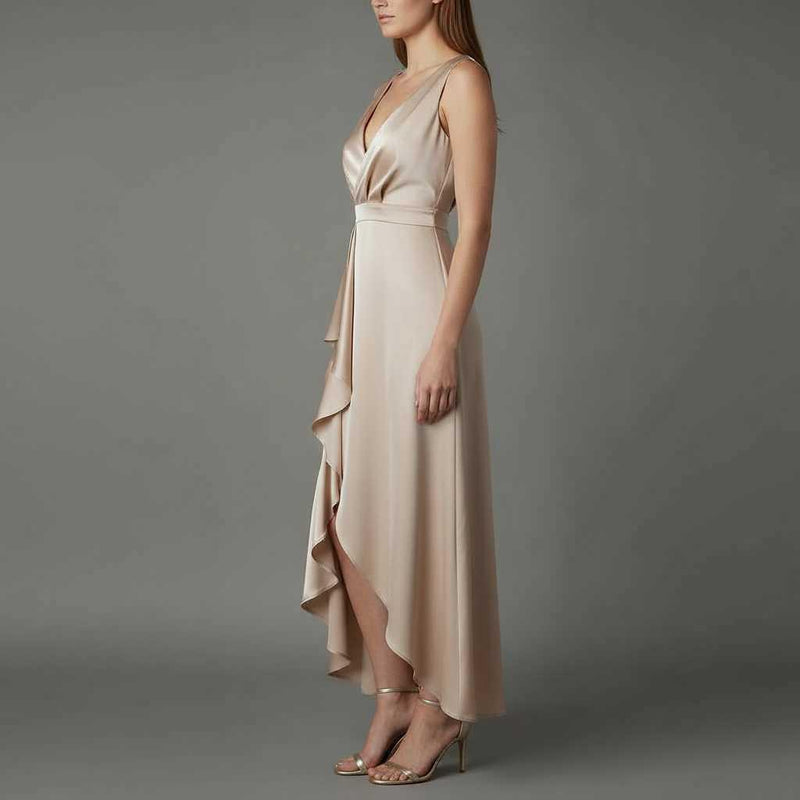 Elegant V-Neck Maxi Dress | Women's Summer Dresses