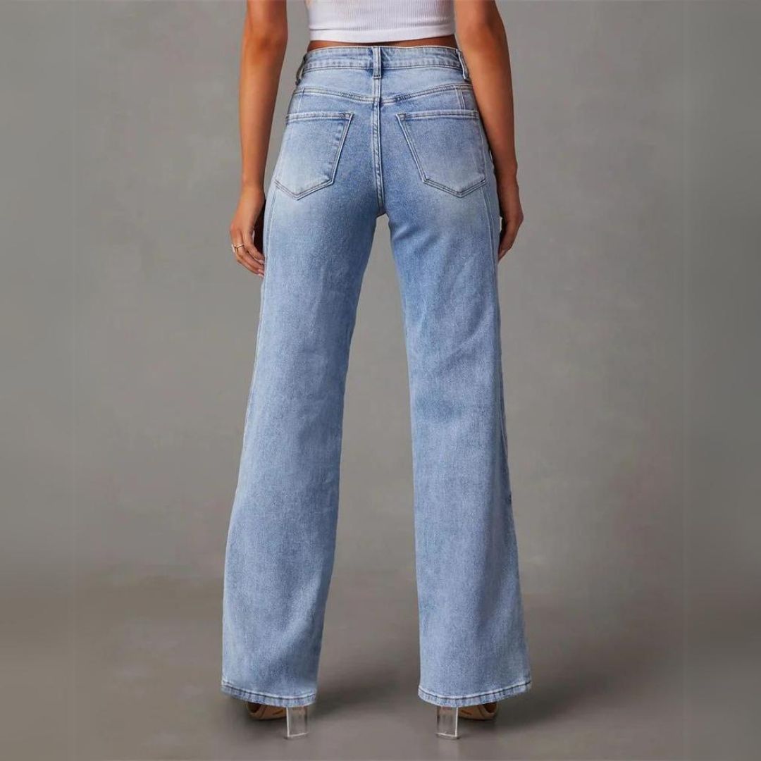 Fayline | Women's Premium Flared Denim Jeans 3