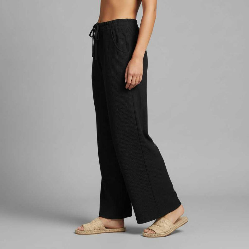 High-Waisted Corduroy Palazzo Pants | Women's Wide Leg Trousers