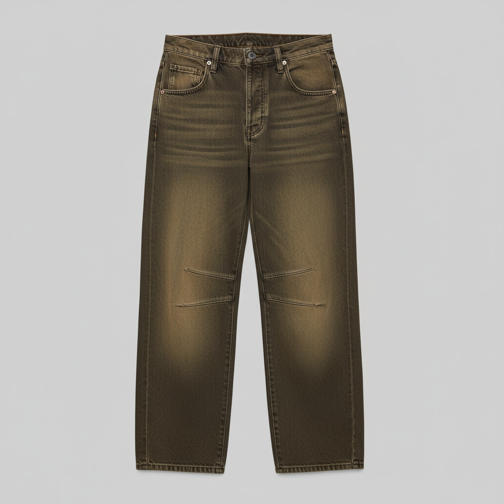 Leopard Print Barrel Jeans | Women's Casual Jeans