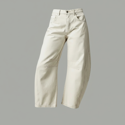 Leopard Print Barrel Jeans | Women's Casual Jeans