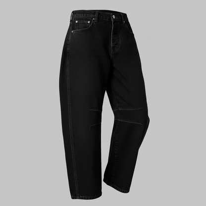 Leopard Print Barrel Jeans | Women's Casual Jeans