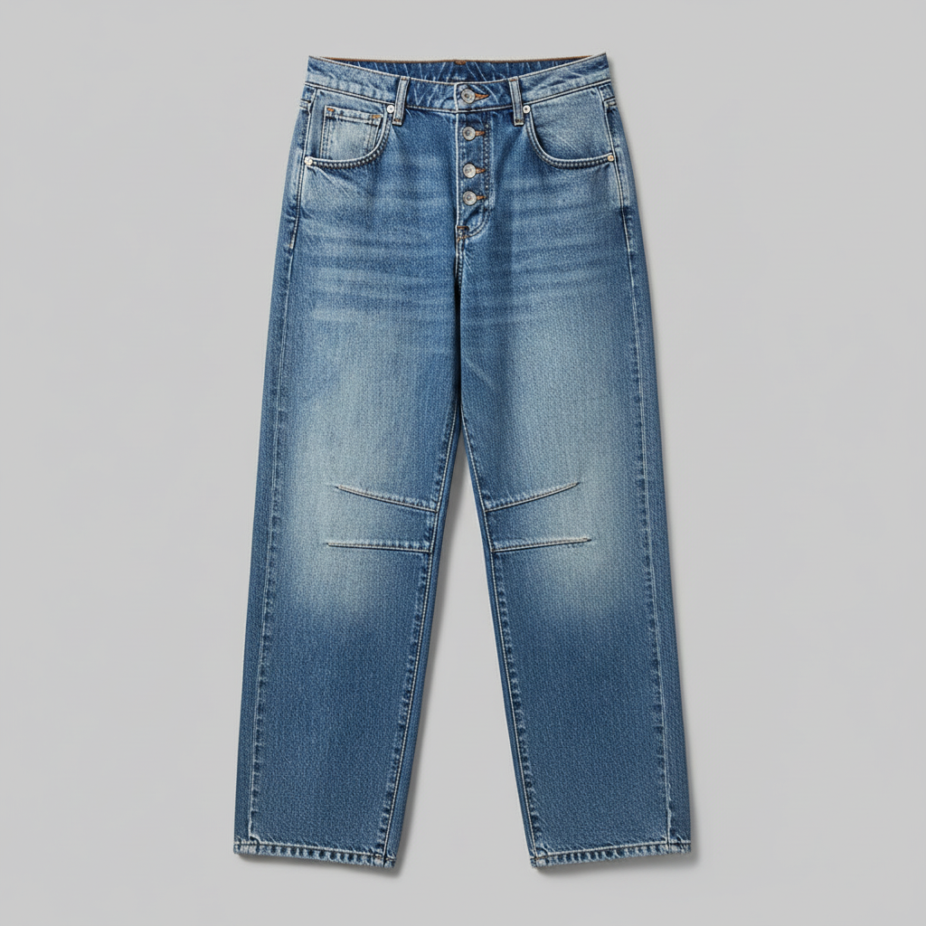 Leopard Print Barrel Jeans | Women's Casual Jeans