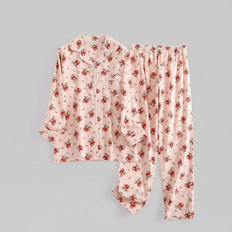 Plaid Cotton Flannel Pajama Set | Women's Sleepwear