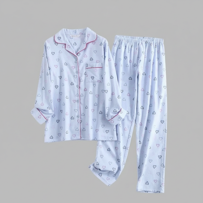 Plaid Cotton Flannel Pajama Set | Women's Sleepwear