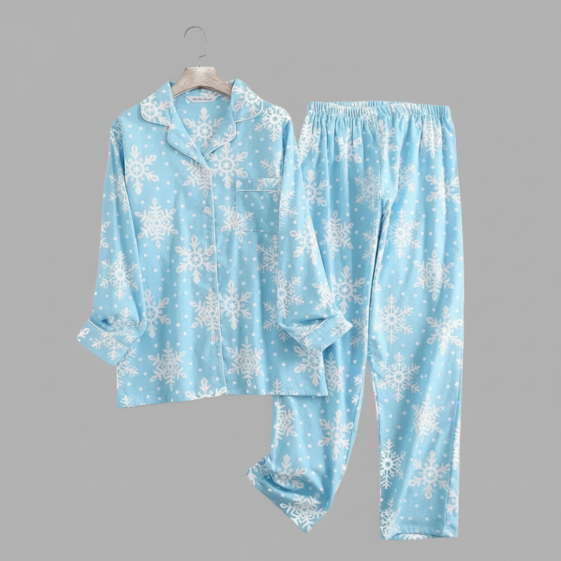 Plaid Cotton Flannel Pajama Set | Women's Sleepwear