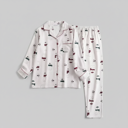 Plaid Cotton Flannel Pajama Set | Women's Sleepwear