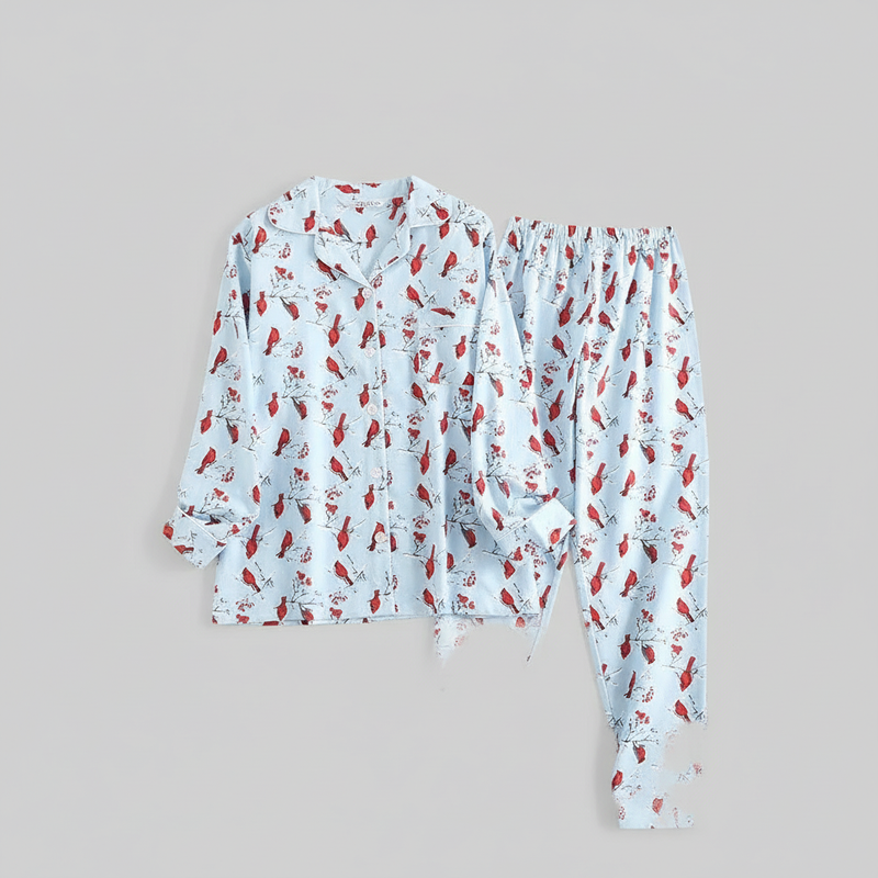 Plaid Cotton Flannel Pajama Set | Women's Sleepwear