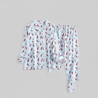 Plaid Cotton Flannel Pajama Set | Women's Sleepwear