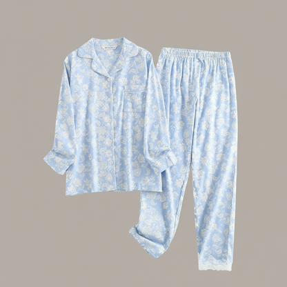 Plaid Cotton Flannel Pajama Set | Women's Sleepwear