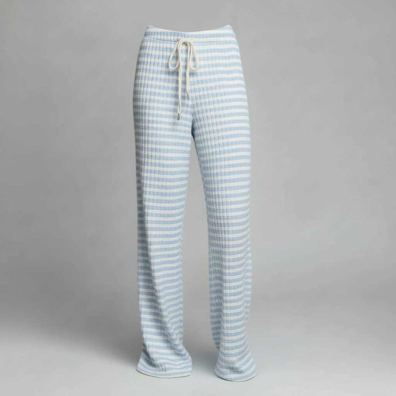 Striped Lace-Up Pants | Women's Casual High Street Pants