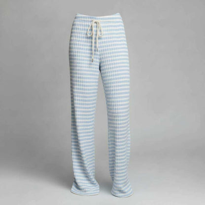 Striped Lace-Up Pants | Women's Casual High Street Pants