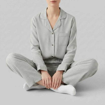 Women's Striped Pajama Set | Sleepwear