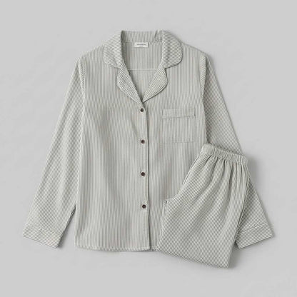 Women's Striped Pajama Set | Sleepwear